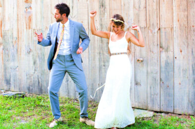 Real Brides in Cicada Wedding Dresses