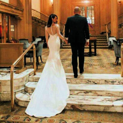 Real Brides in Cicada Wedding Dresses