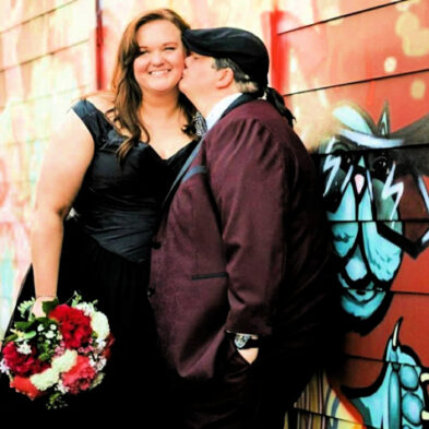 Real Brides in Cicada Wedding Dresses