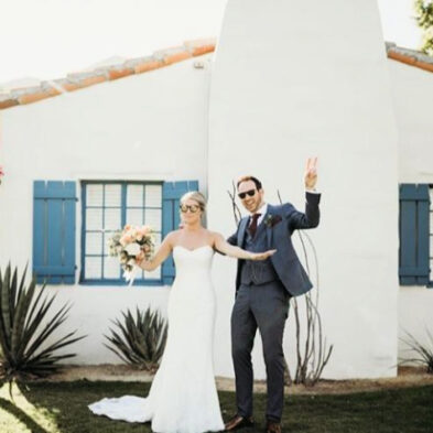 Real Brides in Cicada Wedding Dresses