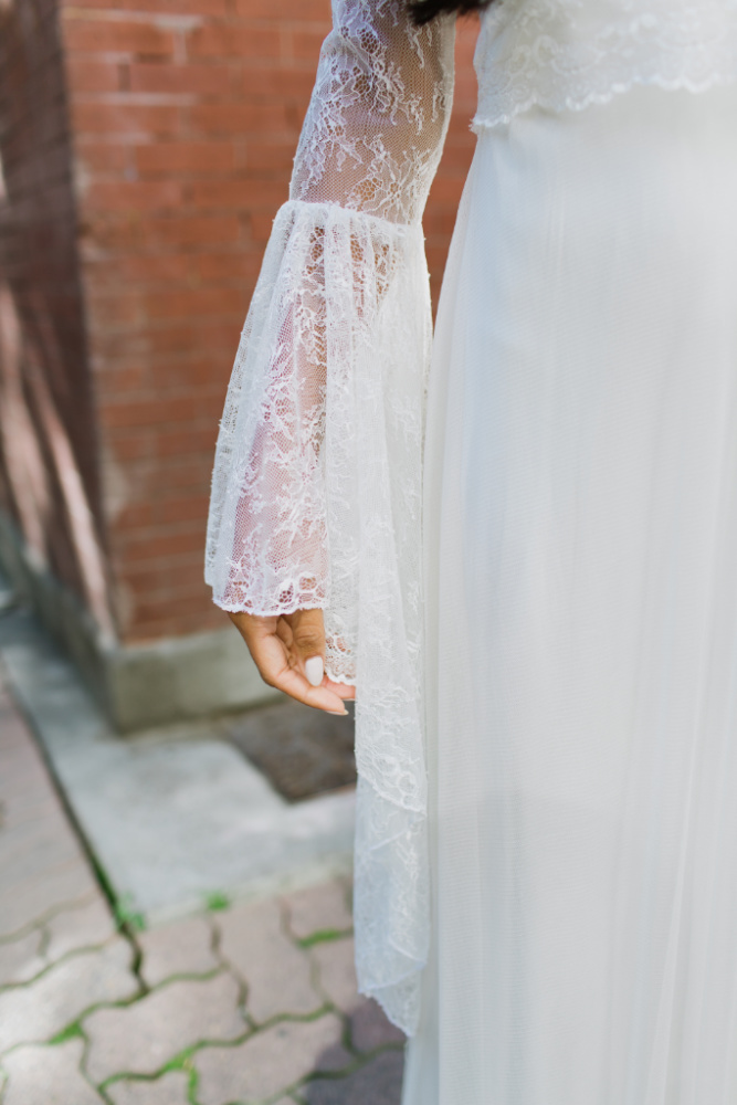 Guinevere Bridal Topper by Cicada in Seattle