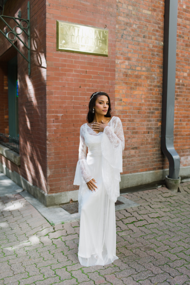 Guinevere Bridal Topper by Cicada in Seattle