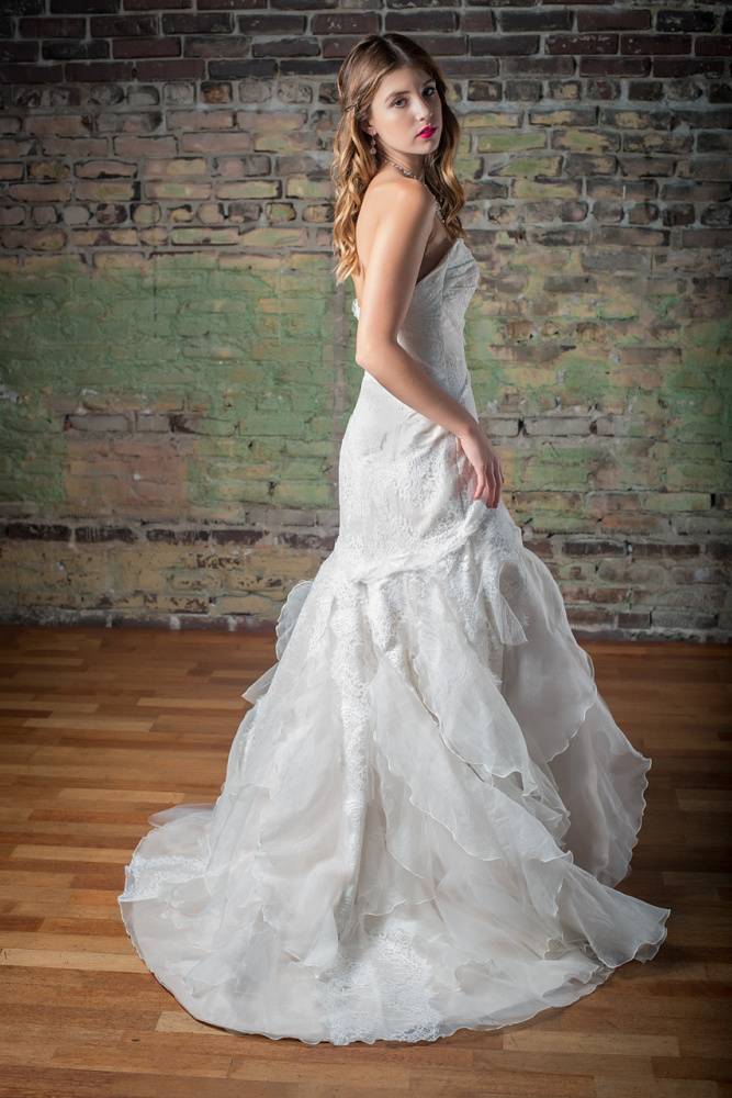 isabelle fit & flare wedding dress - cicada bridal in seattle