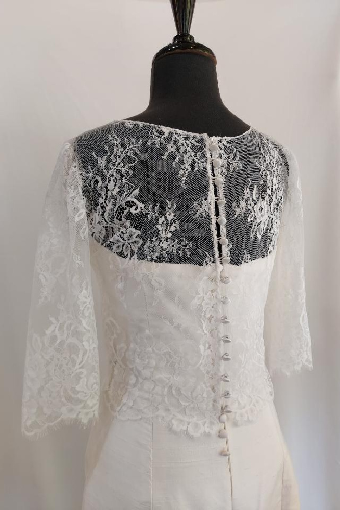 Melinda Lace Bridal Topper by Cicada in Seattle