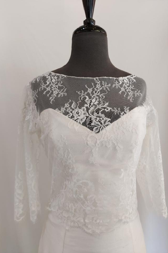Melinda Lace Bridal Topper by Cicada in Seattle