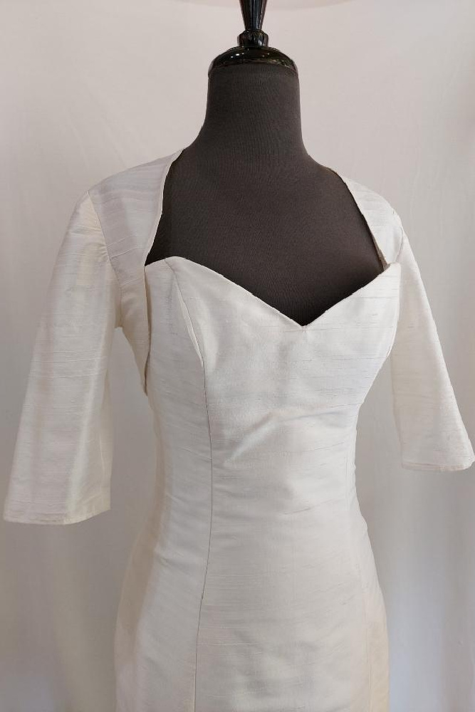 Silk Bolero Bridal Topper by Cicada in Seattle