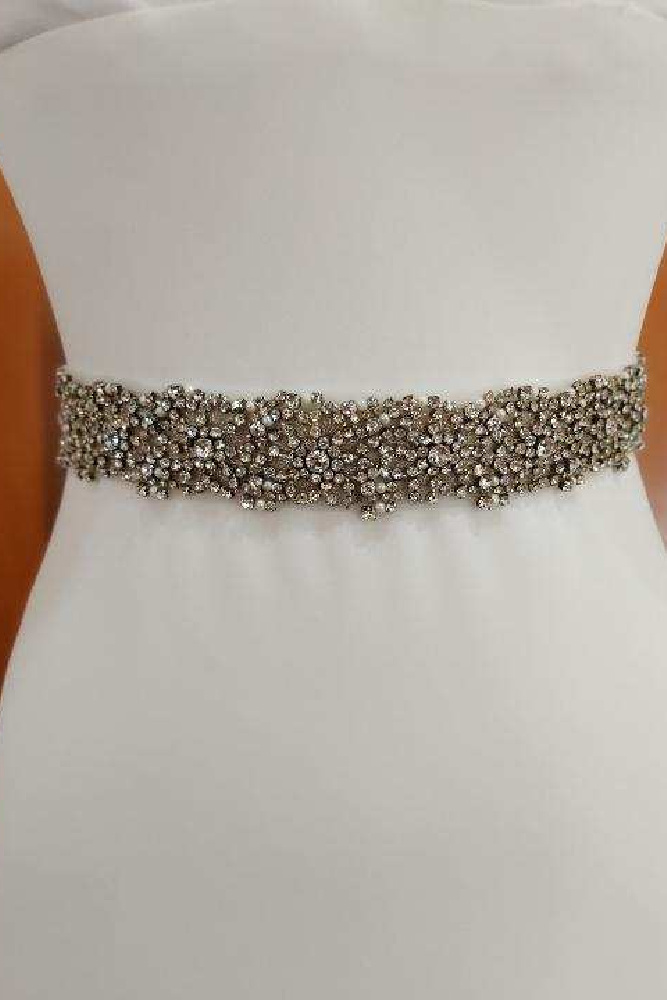 rhinestone sash