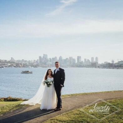 Real Brides in Cicada Wedding Dresses