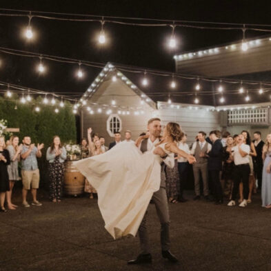 Real Brides in Cicada Wedding Dresses