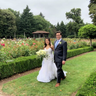 Real Brides in Cicada Wedding Dresses