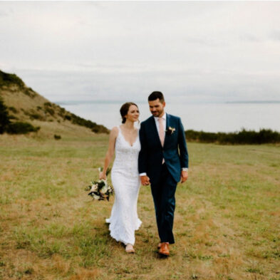 Real Brides in Cicada Wedding Dresses