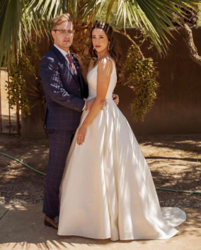 Real Brides in Cicada Wedding Dresses