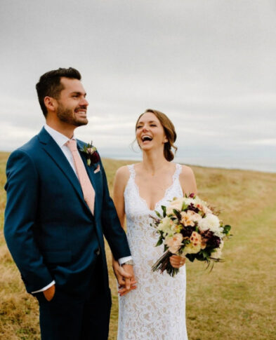 Real Brides in Cicada Wedding Dresses