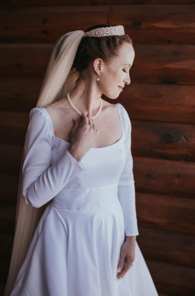 Real Brides in Cicada Wedding Dresses