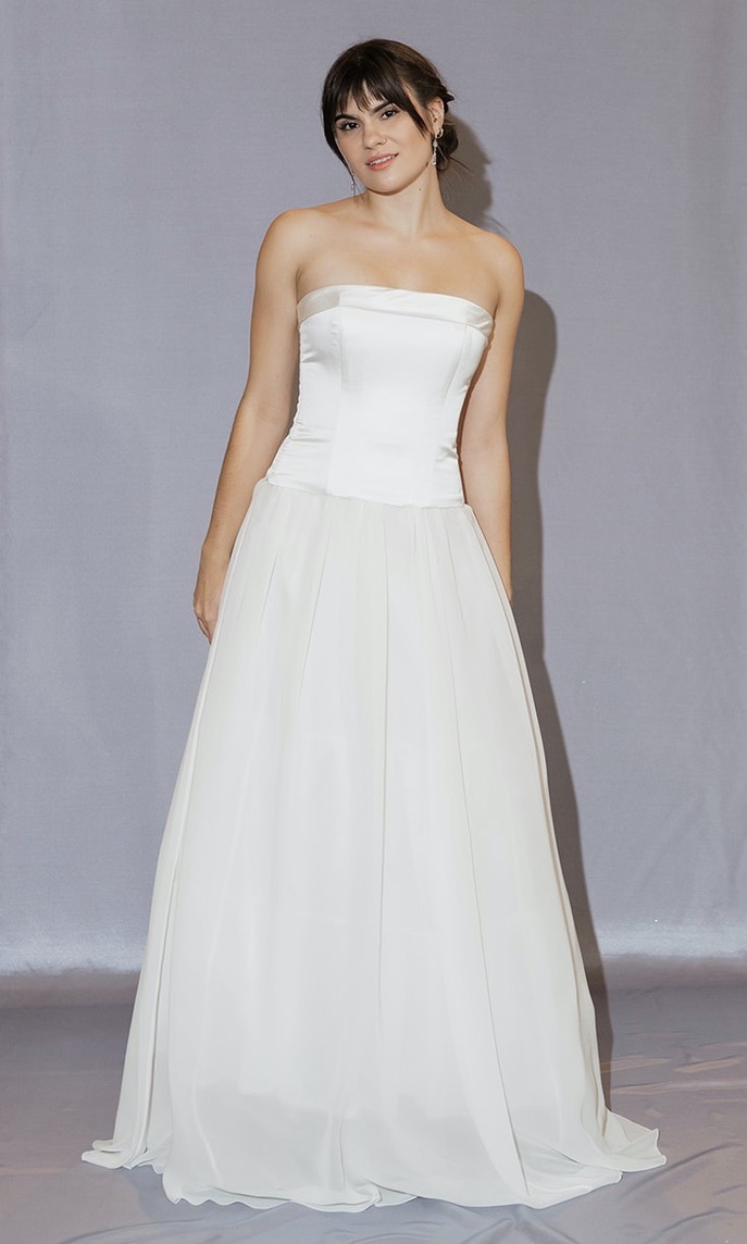 Sadie Corset and Gathered Chiffon Skirt